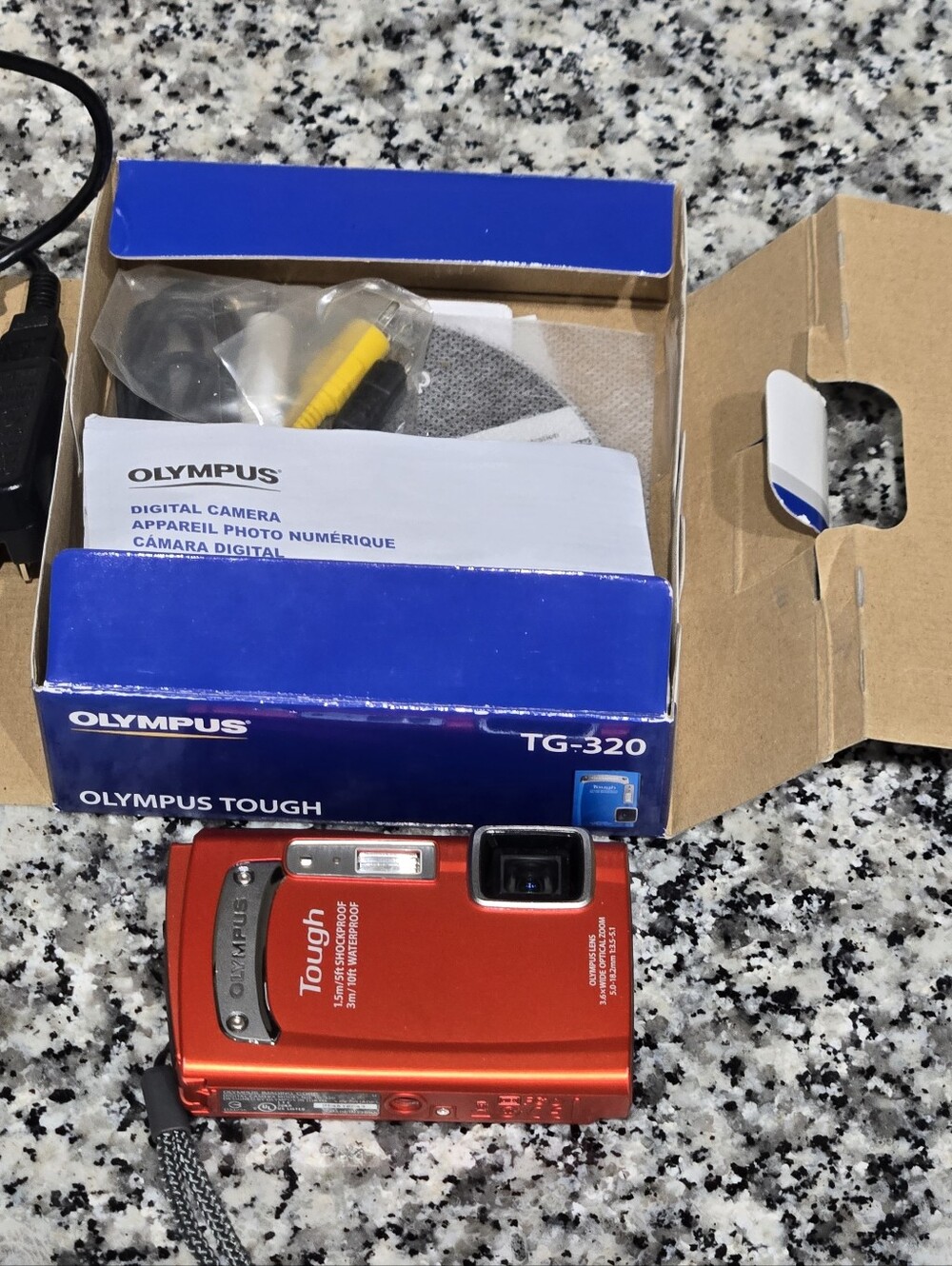Olympus Tough TG-320 Digital Camera, like new!!.